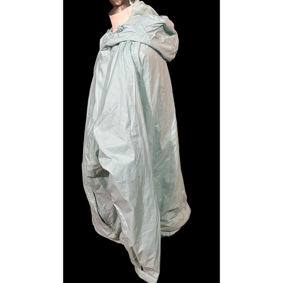 MOUNTAIN WAREHOUSE Women’s Hooded Windbreaker Jacket‎ Mint Green Size 24 EUC - Picture 2 of 5